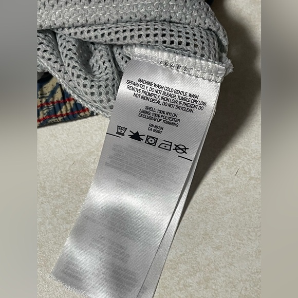 Columbia Men's All Over Jungle Colorblock Print Fast Drying 
Swim Trunks Size L - Picture 12 of 12